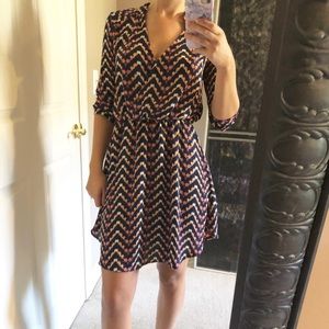 Quarter sleeve dress